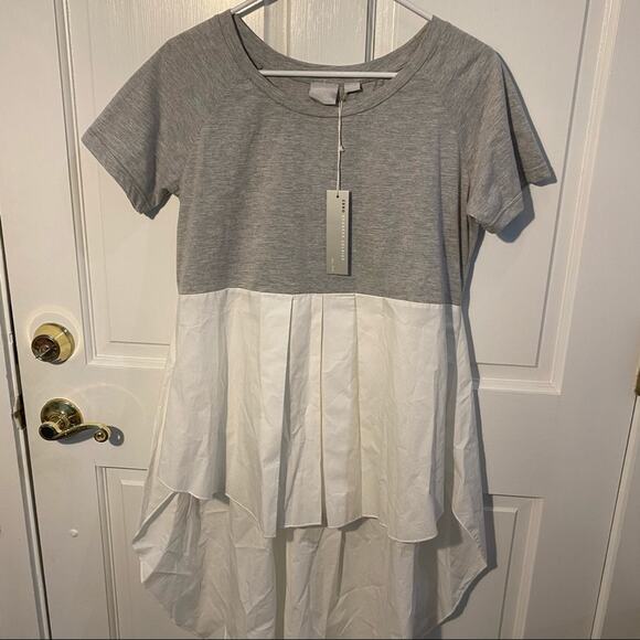 ZERO DEGREES CELSIUS Top Womens Size Small NWT Twofer high low shirt S - Picture 4 of 11